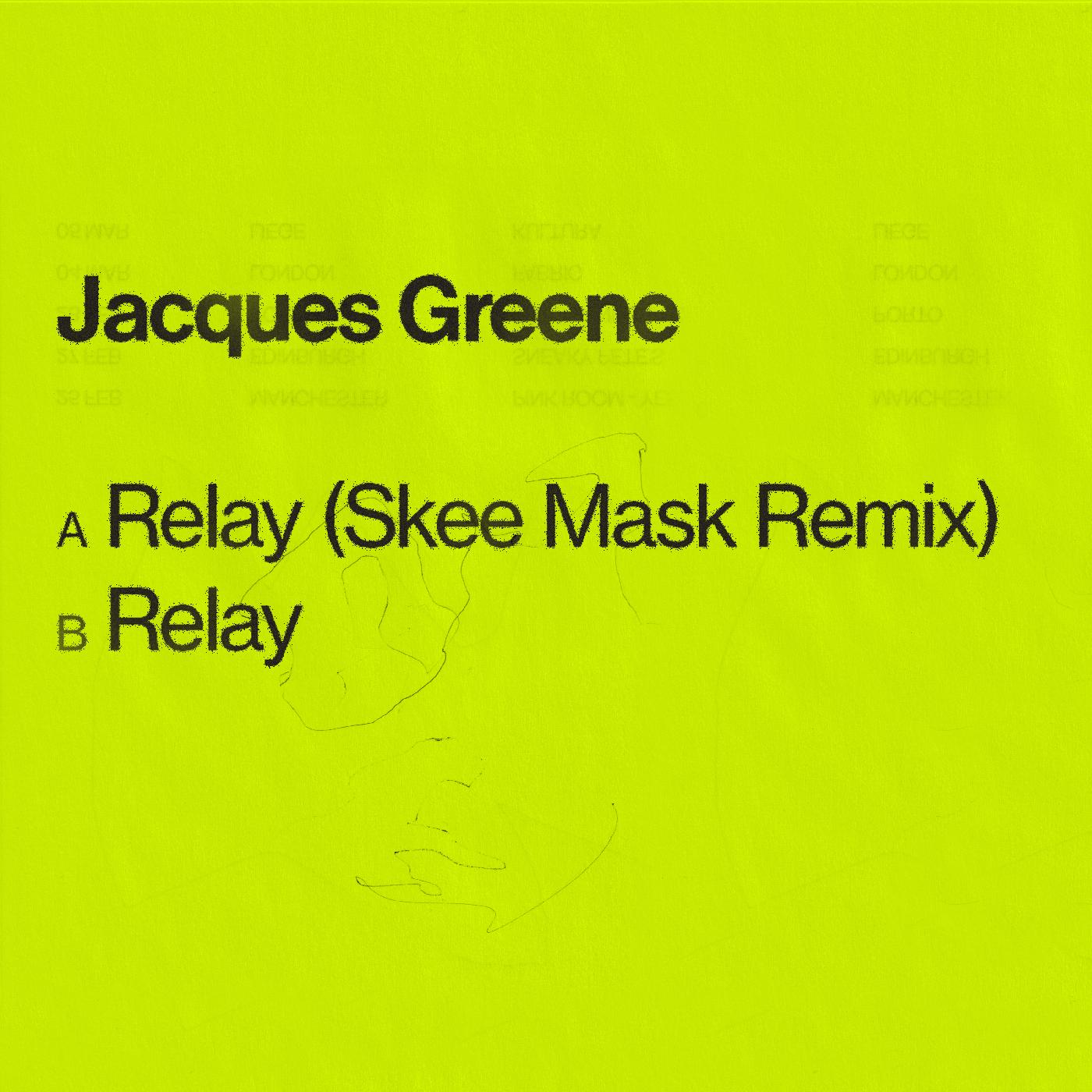 Jacques Greene - Relay Vinyl EP Limited to 500 copies worldwide.