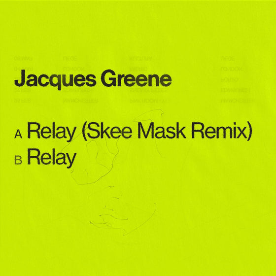 Jacques Greene - Relay Vinyl EP Limited to 500 copies worldwide.