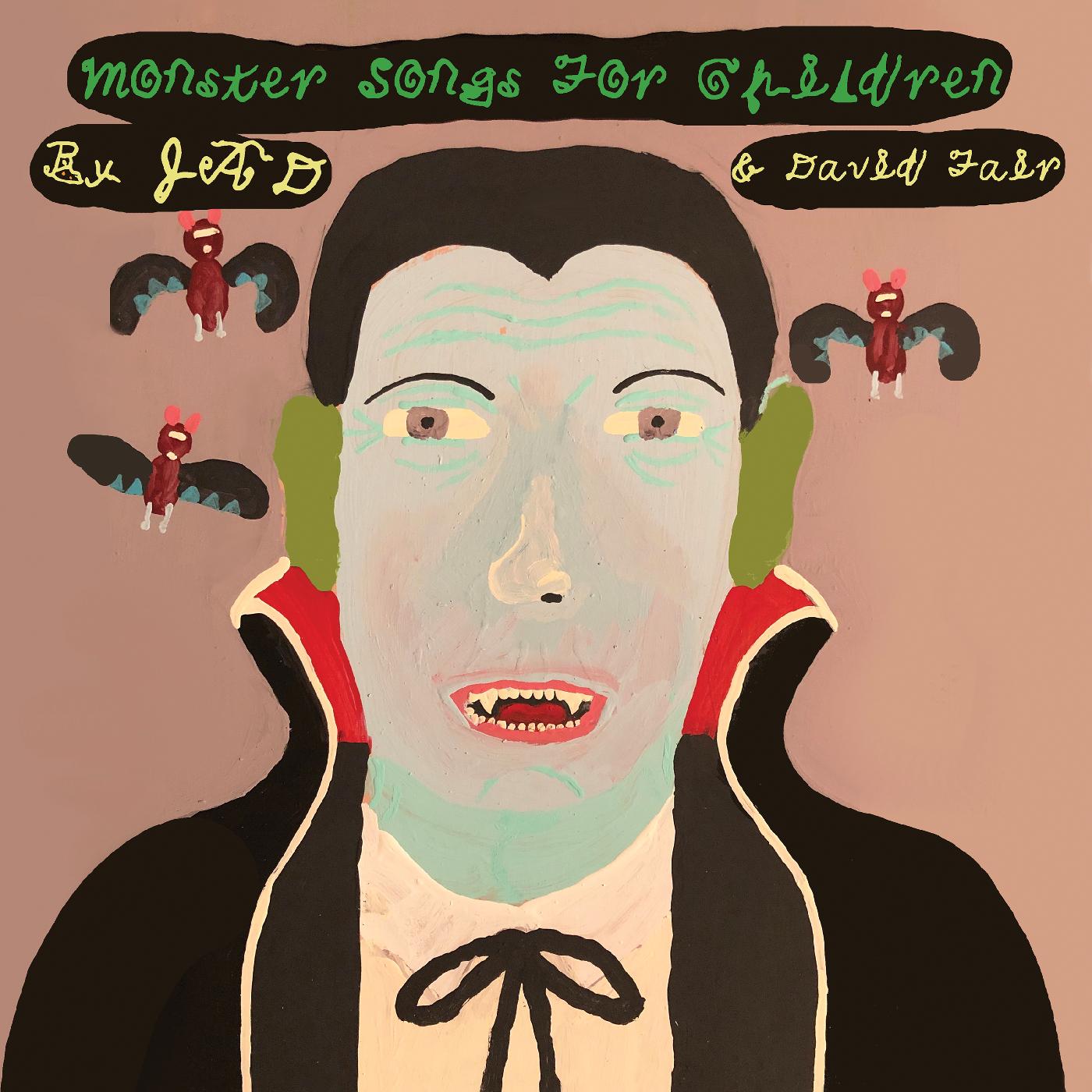 Jad & David Fair - Monster Songs For Children (LIME WITH BLACK SWIRL VINYL) Vinyl LP Lime with Black Swirl Vinyl