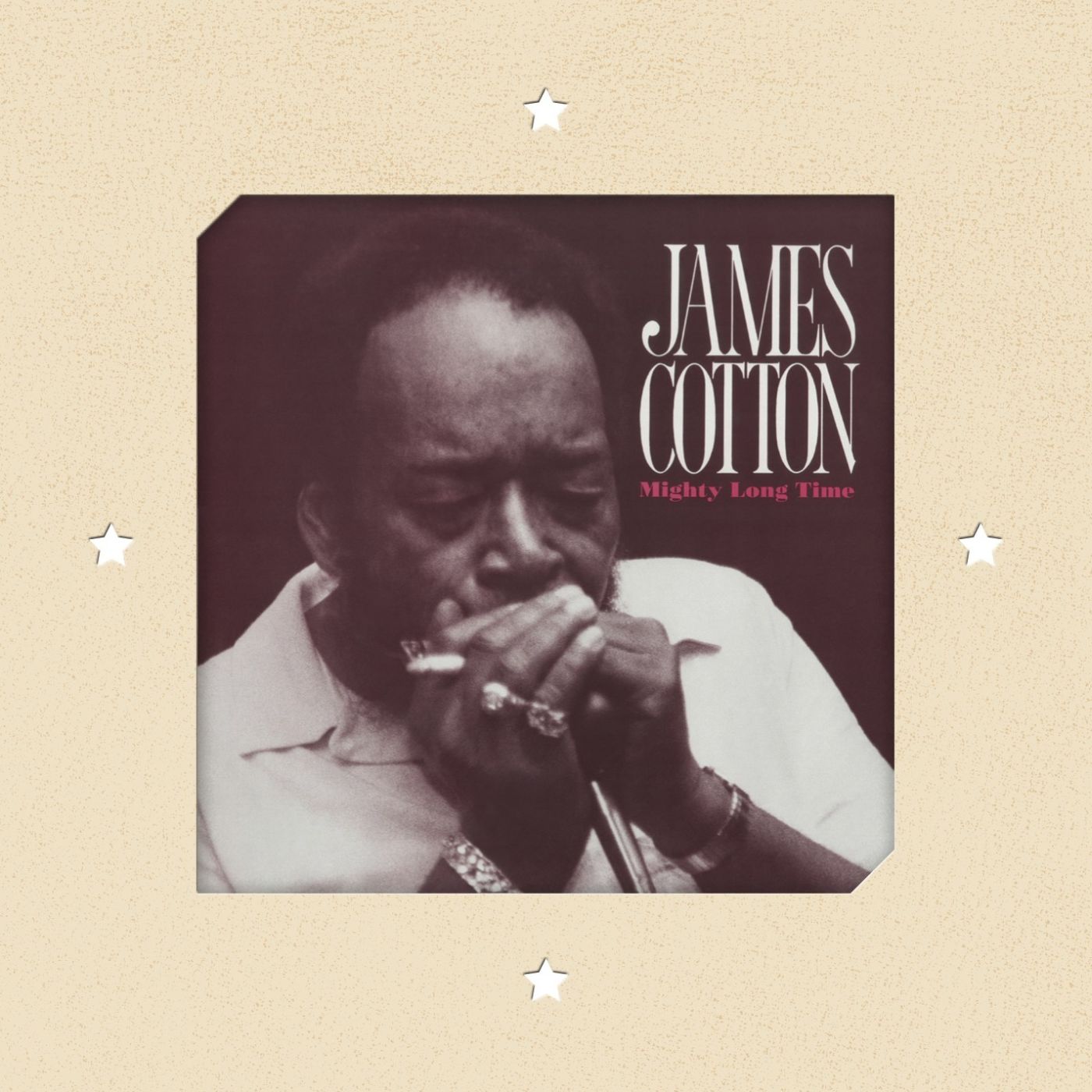 James Cotton - Mighty Long Time (PURPLE VINYL) Vinyl LP Limited Edition Purple Color Vinyl, 180g, Stock Style Jacket, Embossed