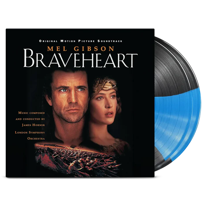 James Horner/London Symphony Orchestra - Braveheart (Original Motion Picture Soundtrack) [Blue/Black Stripe 2LP] Vinyl
