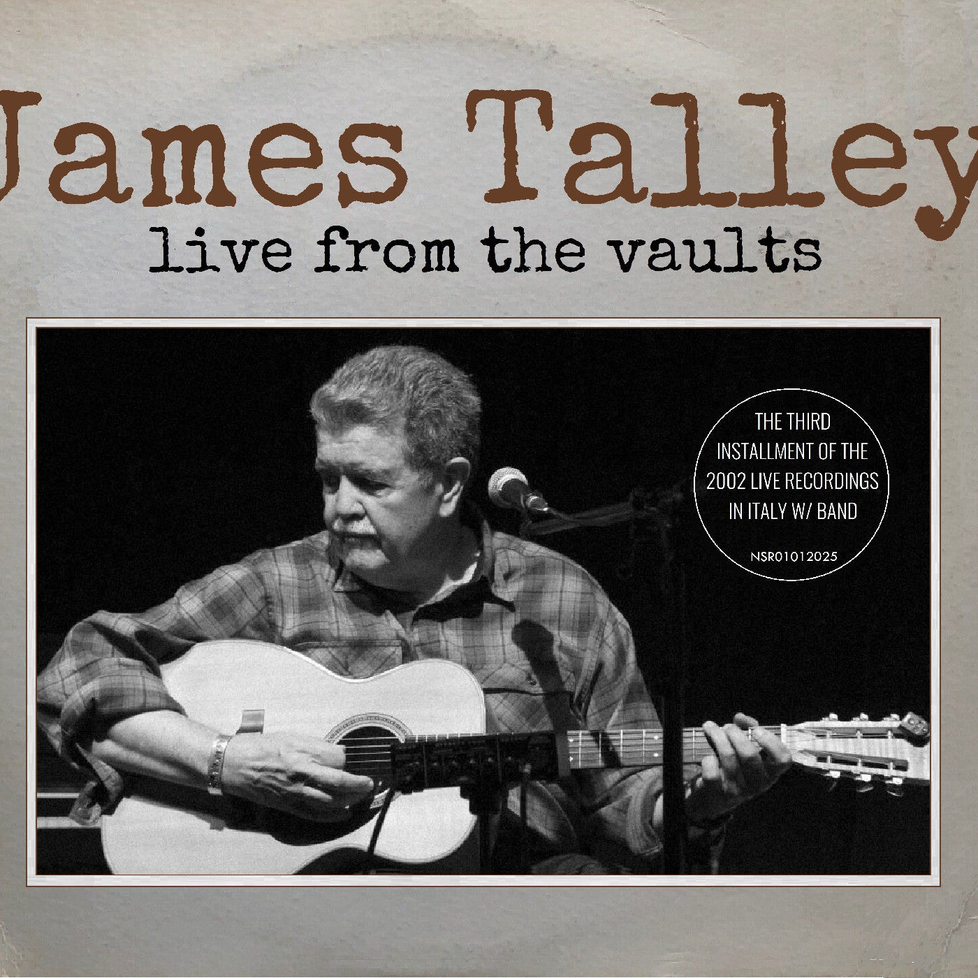 James Talley - Live From The Vaults CD