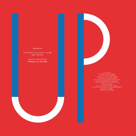 Jazzanova - Upside Down 2 (Manuel Tur & DPlay / MCDE Remixes) Vinyl 12 inch