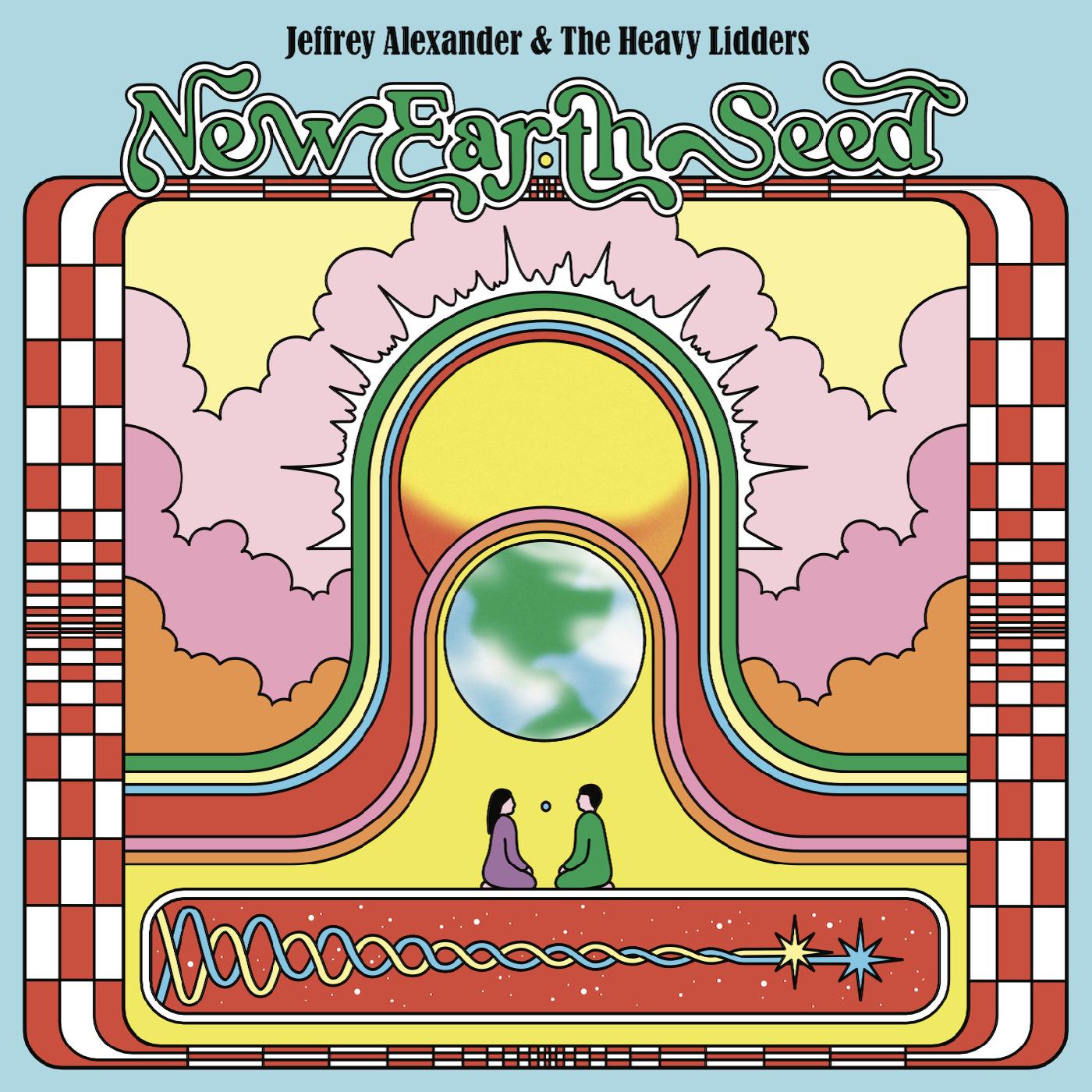 Jeffrey and the Heavy Lidders Alexander - New Earth Seed Vinyl LP Full Color Printed Inner Sleeve w/ Lyrics