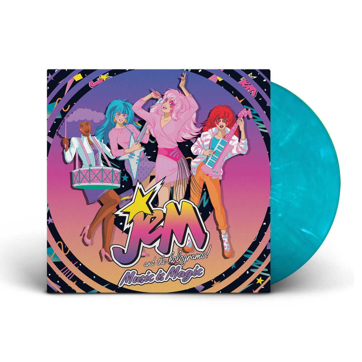 Jem And The Holograms - Jem And The Holograms: Music Is Magic [Tidal Wave Blue] Vinyl