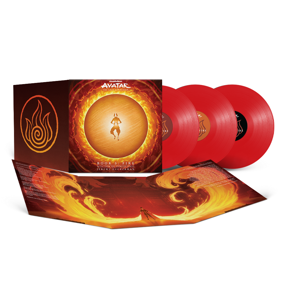 Jeremy Zuckerman - Avatar: The Last Airbender - Book 3: Fire (Music From The Animated Series) [Red Vinyl] [3LP] Vinyl