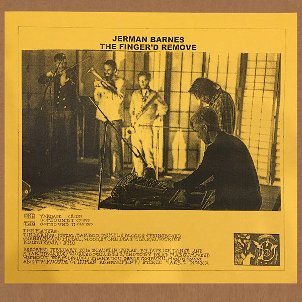JERMAN BARNES - The Finger'd Remove Vinyl LP