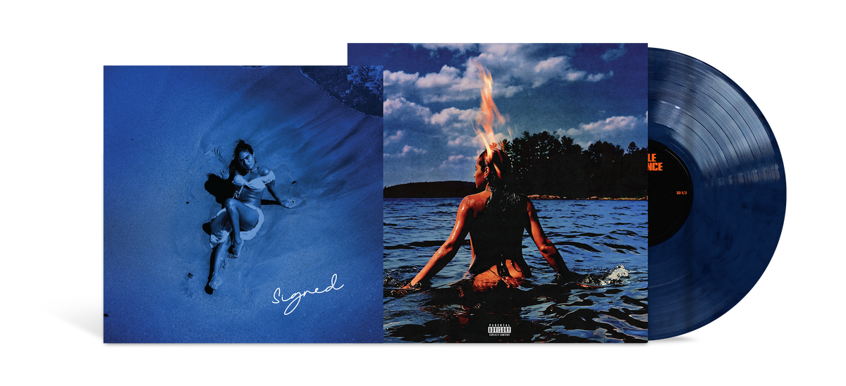 Jessie Reyez - A Little Vengeance (Indie Exclusive) [Deep Blue Water LP] [Signed Insert] Vinyl