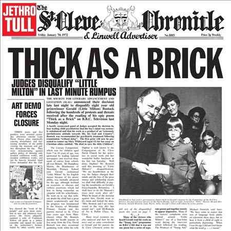 Jethro Tull - Thick As a Brick (180 Gram Vinyl) Vinyl