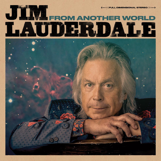 Jim Lauderdale - From Another World Vinyl LP Single jacket with printed inner sleeve