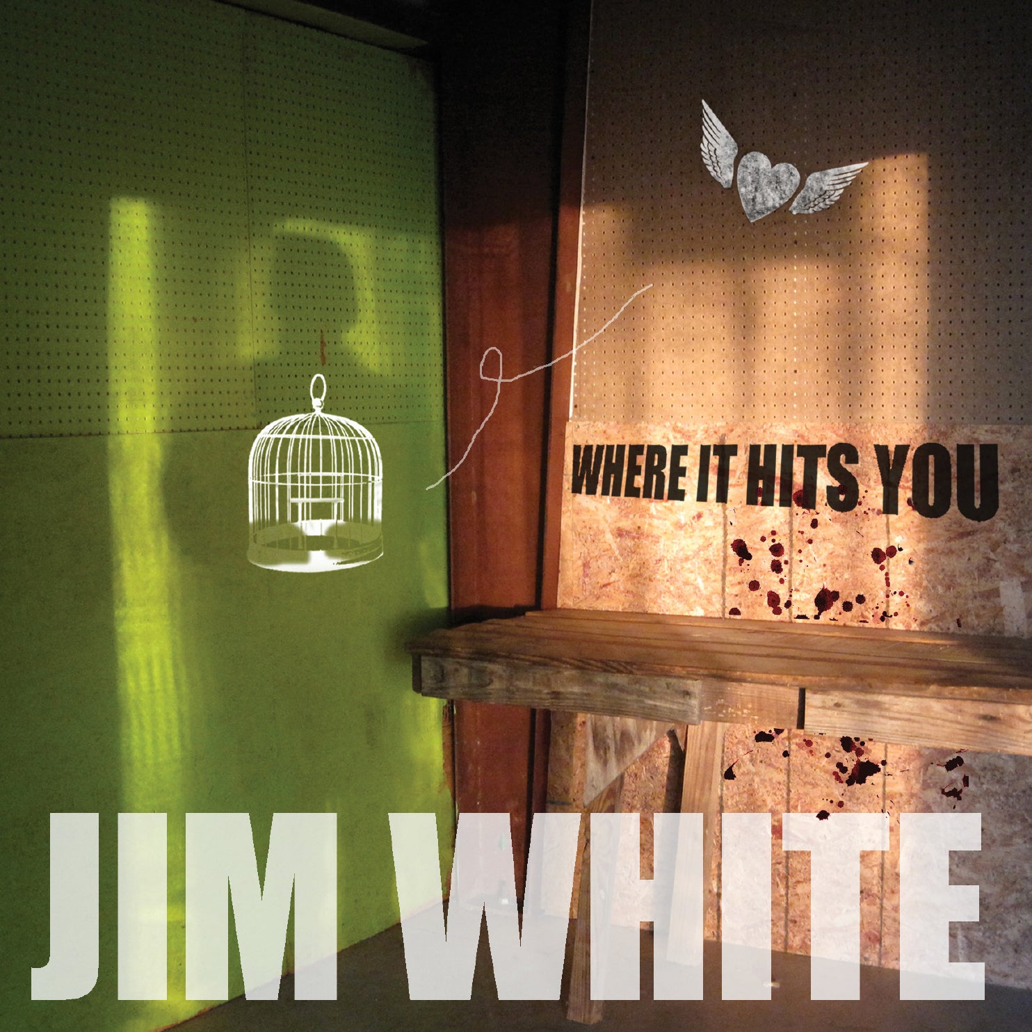 Jim White - Where It Hits You (2xLP) Vinyl 2xLP sleeve