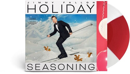 Jimmy Fallon - Holiday Seasoning (Red & White Peppermint Swirl Colored Vinyl) Vinyl