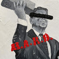 Joell & KXNG Crooked Ortiz - H.A.R.D. (RED & BLACK VINYL) Vinyl LP, Red & Black Vinyl, Gold Foil Marketing Sticker
