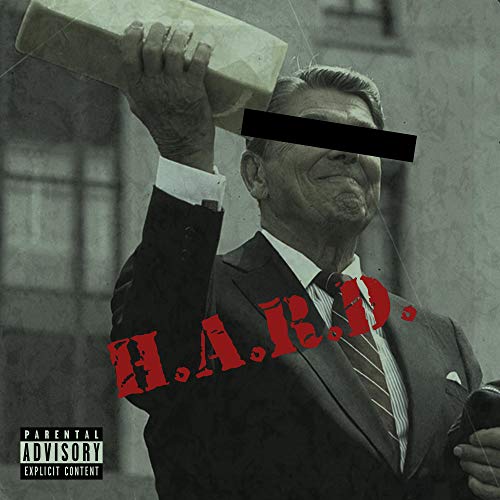 Joell Ortiz & KXNG Crooked - H.A.R.D. Vinyl LP, Green & Black Vinyl, Slip Sleeve / Jacket