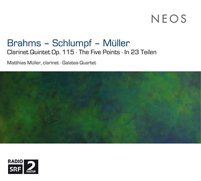 JOHANNES BRAHMS/MARTIN SCHLUMPF/MATTHIAS MULLER - Clarinet Quintet Op. 115/The Five Points/In 23 Teilen CD CD