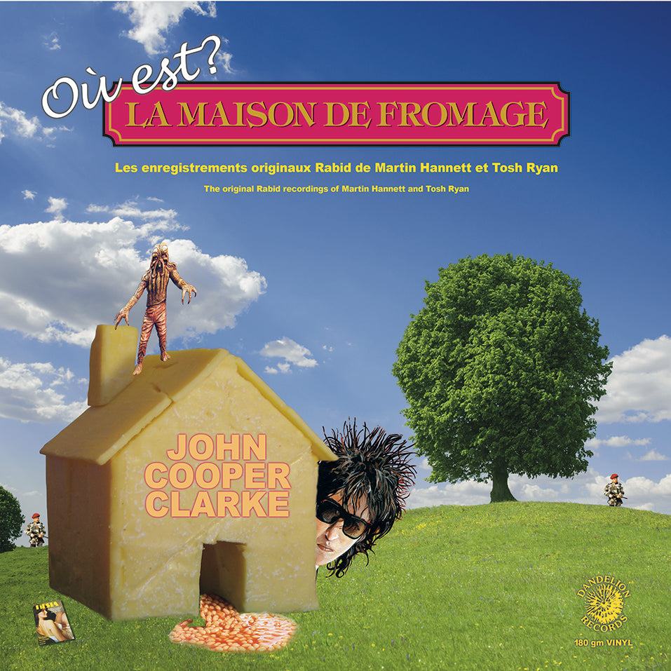 John Cooper Clarke - Ou Est Le Maison De Fromage (ORANGE VINYL) Vinyl 1LP 180g Orange Gatefold