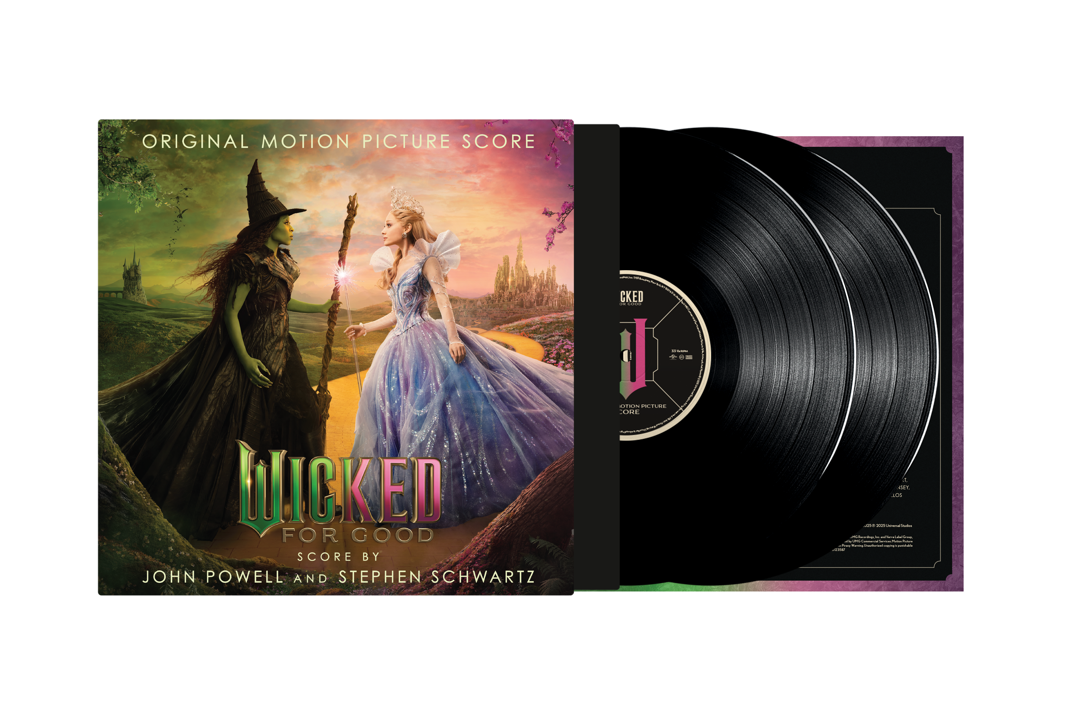 John Powell/Stephen Schwartz - Wicked: For Good (The Original Motion Picture Score) [2LP] Vinyl