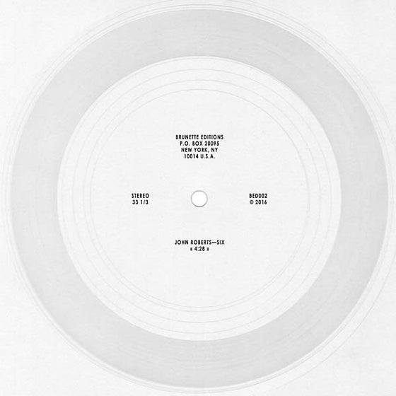 JOHN ROBERTS - Six Vinyl 7"