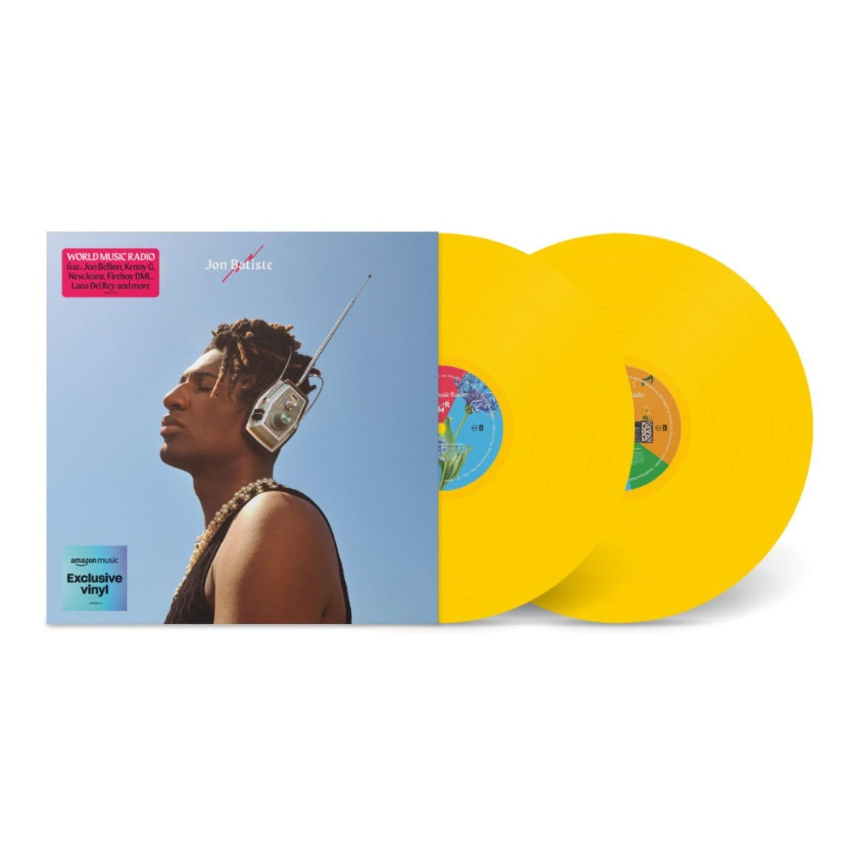 Jon Batiste - World Music Radio (Limited Edition, Canary Yellow Colored Vinyl, Amazon Exclusive) (2 Lp's) Vinyl