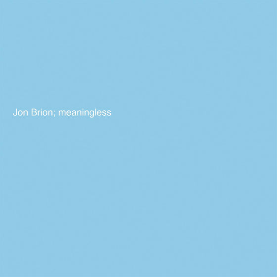 Jon Brion - Meaningless Vinyl LP Printed Inner Sleeve with Lyrics and Credits [w/ download card]