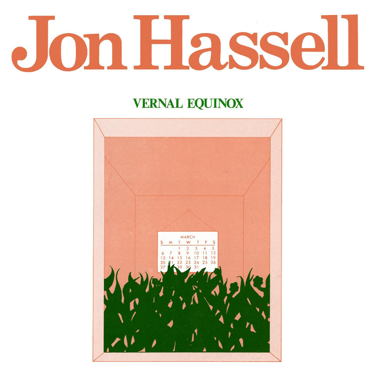 Jon Hassell - Vernal Equinox Vinyl 12" Vinyl Single 140g vinyl in a full colour printed reverse board sleeve & printed inner with sleev