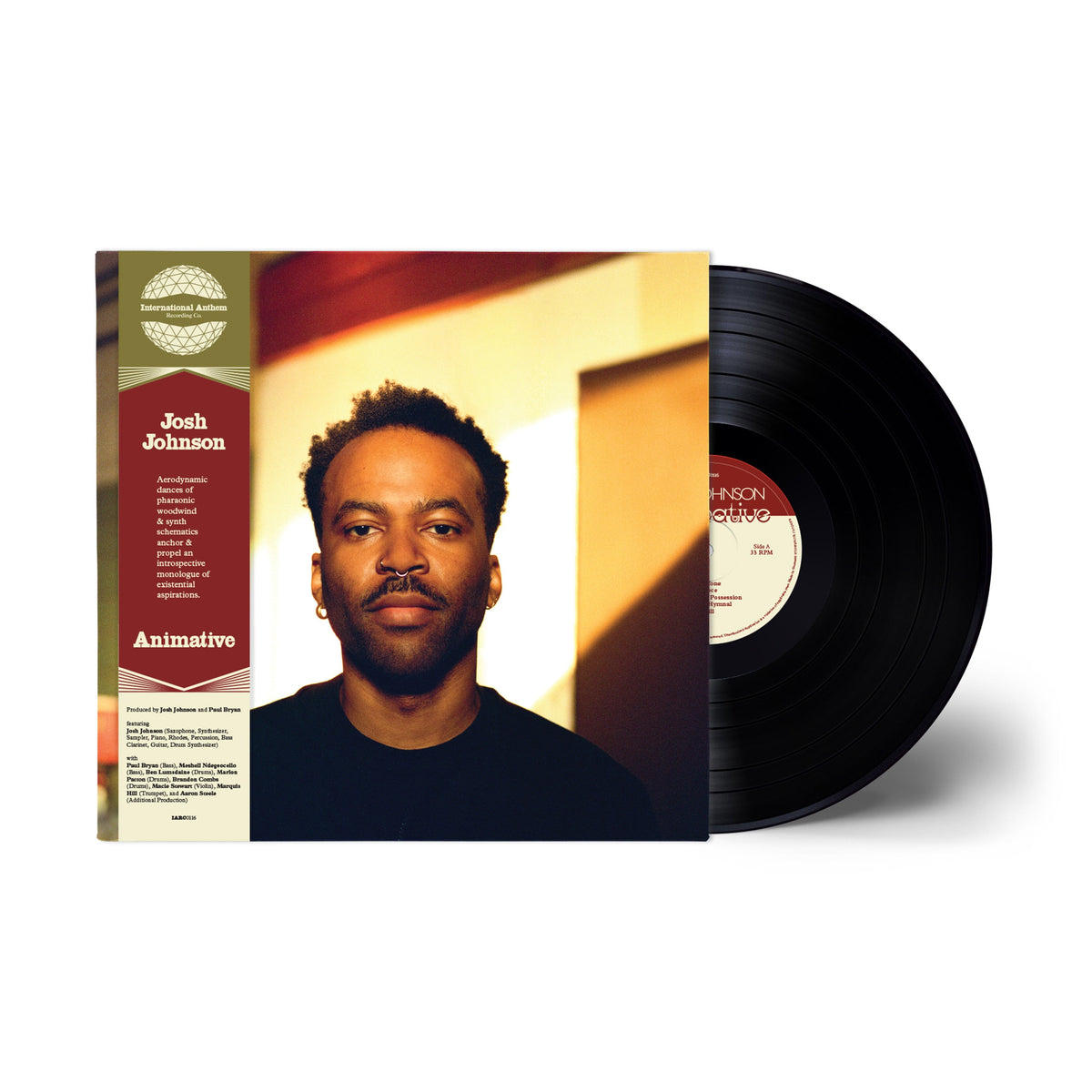 Josh Johnson - Animative [Black Vinyl] Vinyl