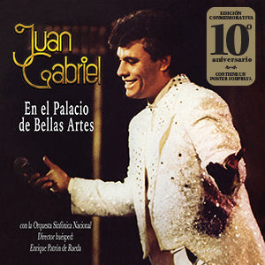 Juan Gabriel - En El Palacio De Bellas Artes (Edición Aniversario) (Translucent Vinyl With Gold Spots) (2 Lp's) Vinyl