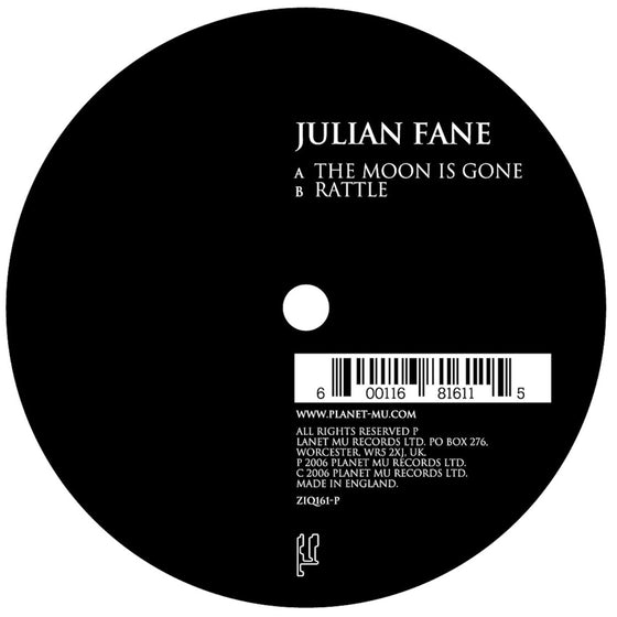 Julian Fane - The Moon Is Gone - 7" Vinyl 7 inch