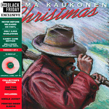 Kaukonen, Jorma - Christmas: Candy Cane Edition (2 Of 2 V.) (Colored Vinyl, Red, White, Clear Vinyl) Vinyl