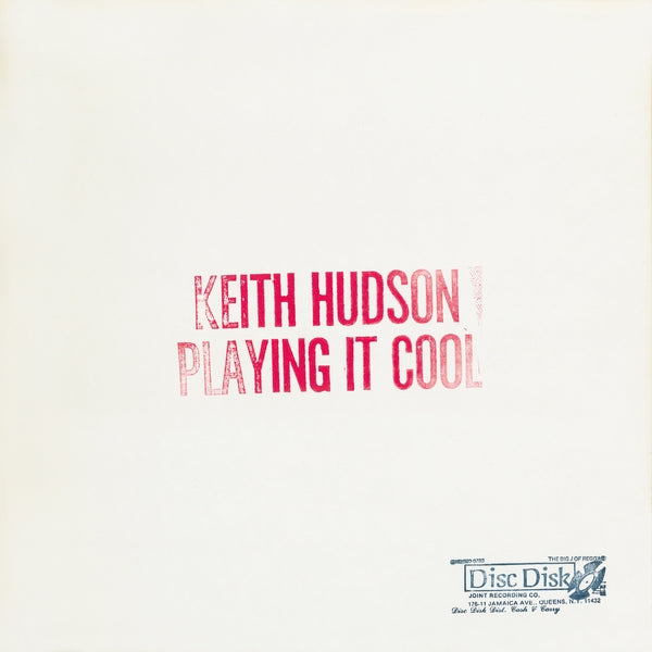 Keith Hudson - Playing It Cool & Playing It Right Vinyl LP
