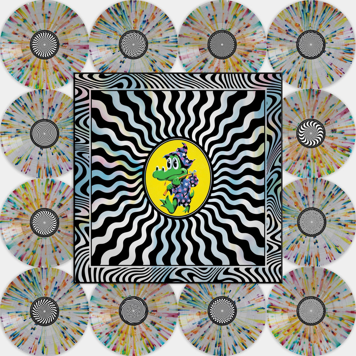 King Gizzard and the Lizard Wizard - Field Of Vision '25 (Rainbow Splatter Foil Box Set) [12LP] Vinyl