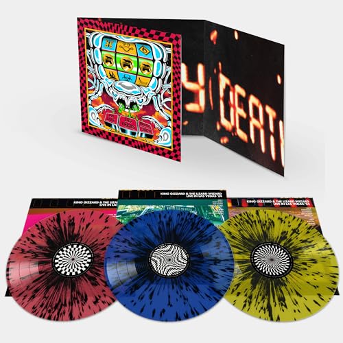King Gizzard and the Lizard Wizard - King Gizzard Live In Las Vegas '24 (Triple Gatefold) (Splatter Vinyl) [3Lp] Vinyl