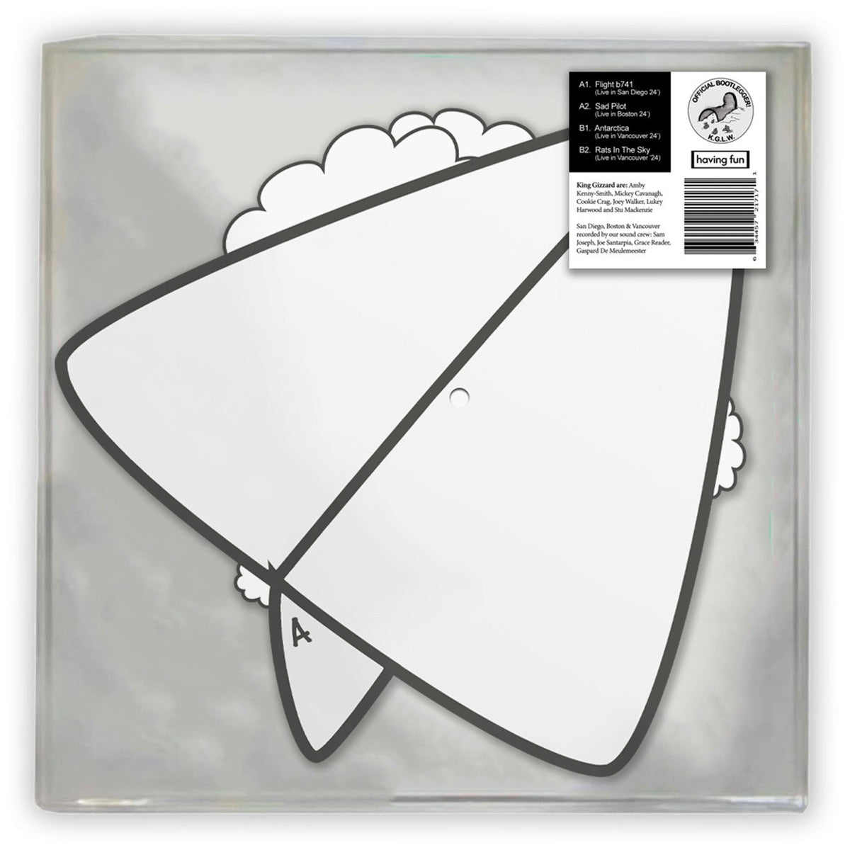 King Gizzard & The Lizard Wizard - Live In 24' (Paper Airplane Picture Disc Vinyl) Vinyl