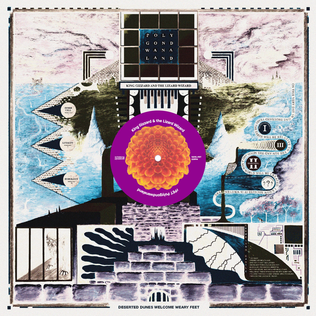 King Gizzard & The Lizard Wizard - Polygondwanaland (100% Recycled Plastic (r-PET), 180 Gram Translucent Purple) Vinyl
