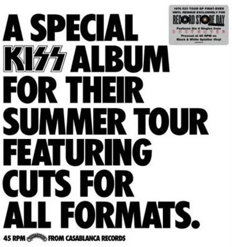 Kiss - A Special KISS Tour Album (RSD Exclusive, Extended Play, 45 RPM, Black & White Splatter Colored Vinyl) Vinyl