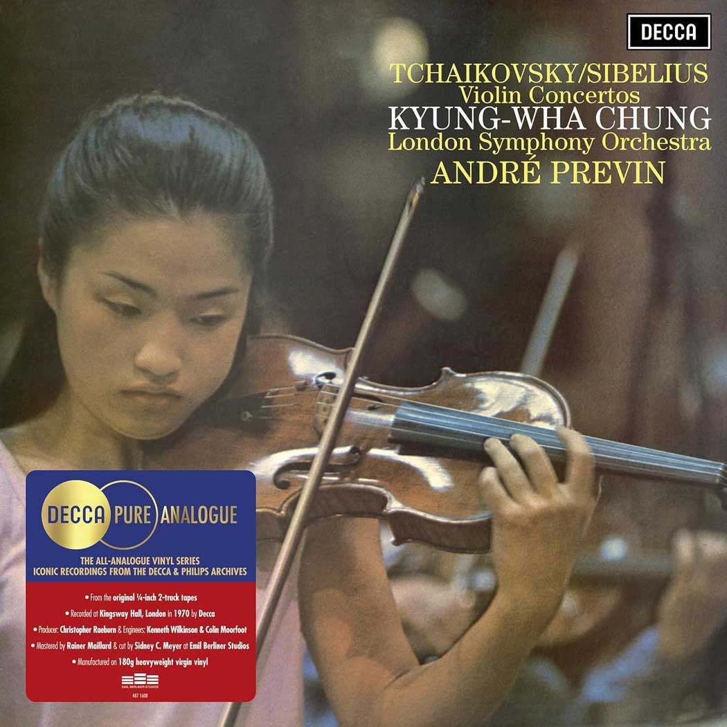 Kyung Wha Chung/London Symphony Orchestra/André Pr - Tchaikovsky & Sibelius Violin Concertos (Decca Pure Analogue Series) (Limited, 180G) [LP] Vinyl