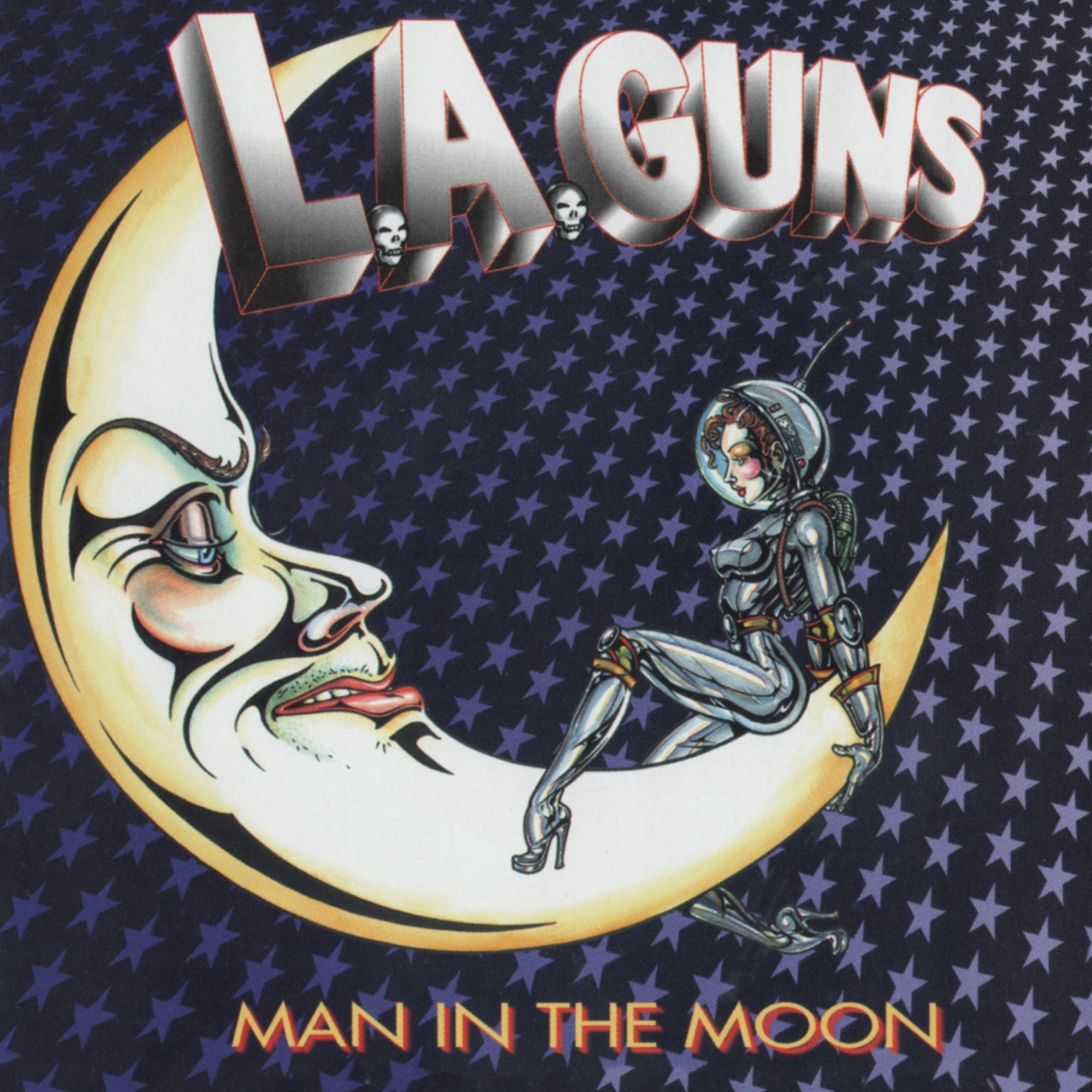 L.A. Guns - Man In The Moon (25Th Anniversary Edition) [Metallic Silver Vinyl] Vinyl