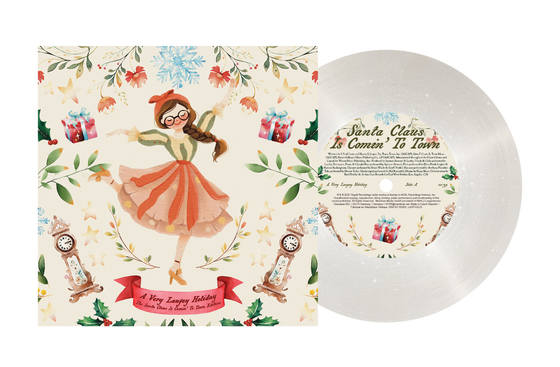 Laufey - A Very Laufey Holiday: The Santa Claus Is Comin’ To Town Edition [Snow Globe Glitter 7'] Vinyl