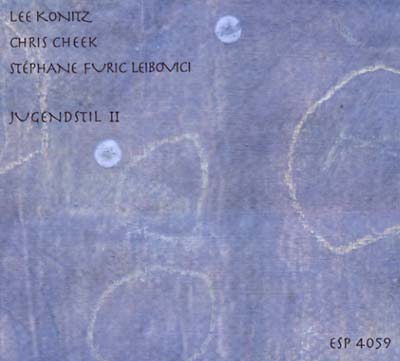 LEE KONITZ/CHRIS CHEEK/STEPHANIE FURIC LEIBOVICI - Jugendstil II CD