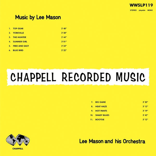 Lee Mason - Music By Lee Mason (1971) [LP] Vinyl