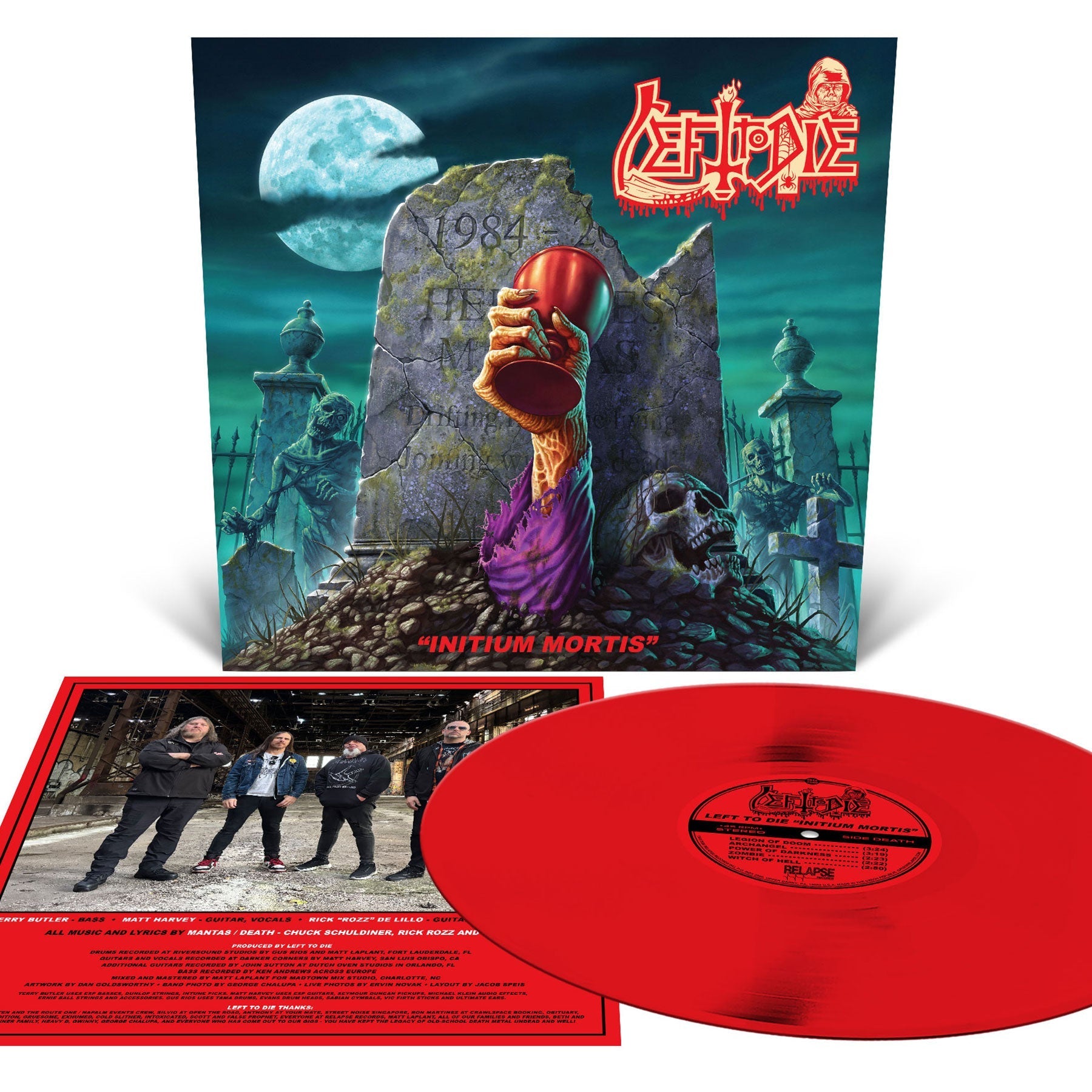Left To Die - Initium Mortis [Red Vinyl] Vinyl