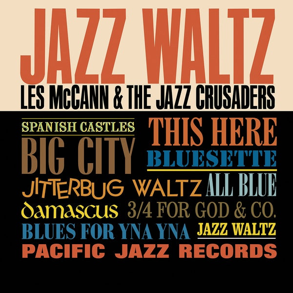 LES MCCANN & THE JAZZ CRUSADERS - Jazz Waltz Vinyl LP