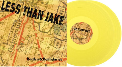 LESS THAN JAKE - Borders & Boundaries: 25th Anniversary Edition [Explicit Content] Limited Edition, Yellow Colored Vinyl, Expnaded) (2 Lp's) Vinyl