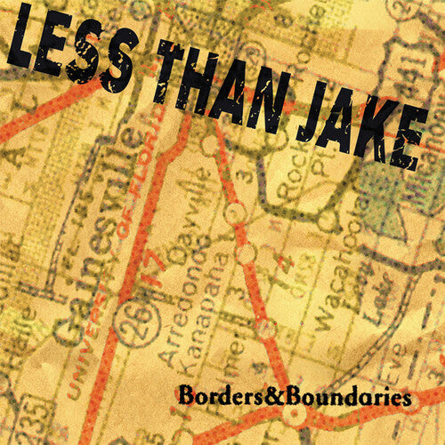 LESS THAN JAKE - Borders & Boundaries: 25th Anniversary Edition [Explicit Content] Limited Edition, Yellow Colored Vinyl, Expnaded) (2 Lp's) Vinyl