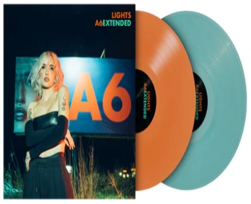 Lights - A6EXTENDED [Explicit Content] (Limited Edition, "Orange Crush" and Teal Colored Vinyl) (2 Lp's) Vinyl