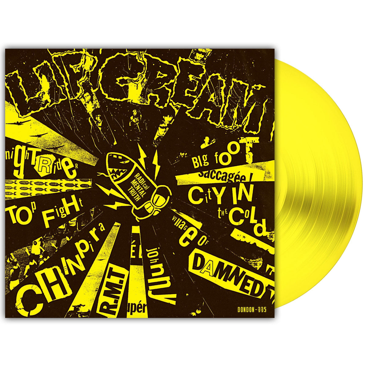 Lip Cream - Big Foot Cassette [Highlighter Yellow Vinyl] Vinyl