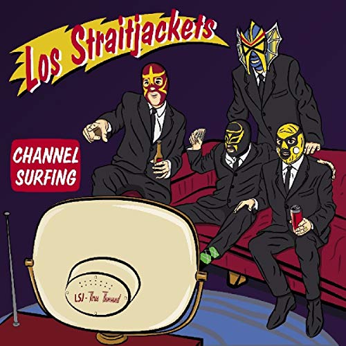 LOS STRAITJACKETS - CHANNEL SURFING Vinyl 12" Vinyl Single Sleeve LP w/ DL