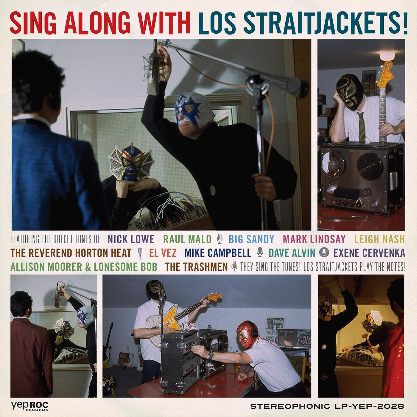LOS STRAITJACKETS - Sing Along with Los Straitjackets Vinyl Vinyl LP with bonus 45 single