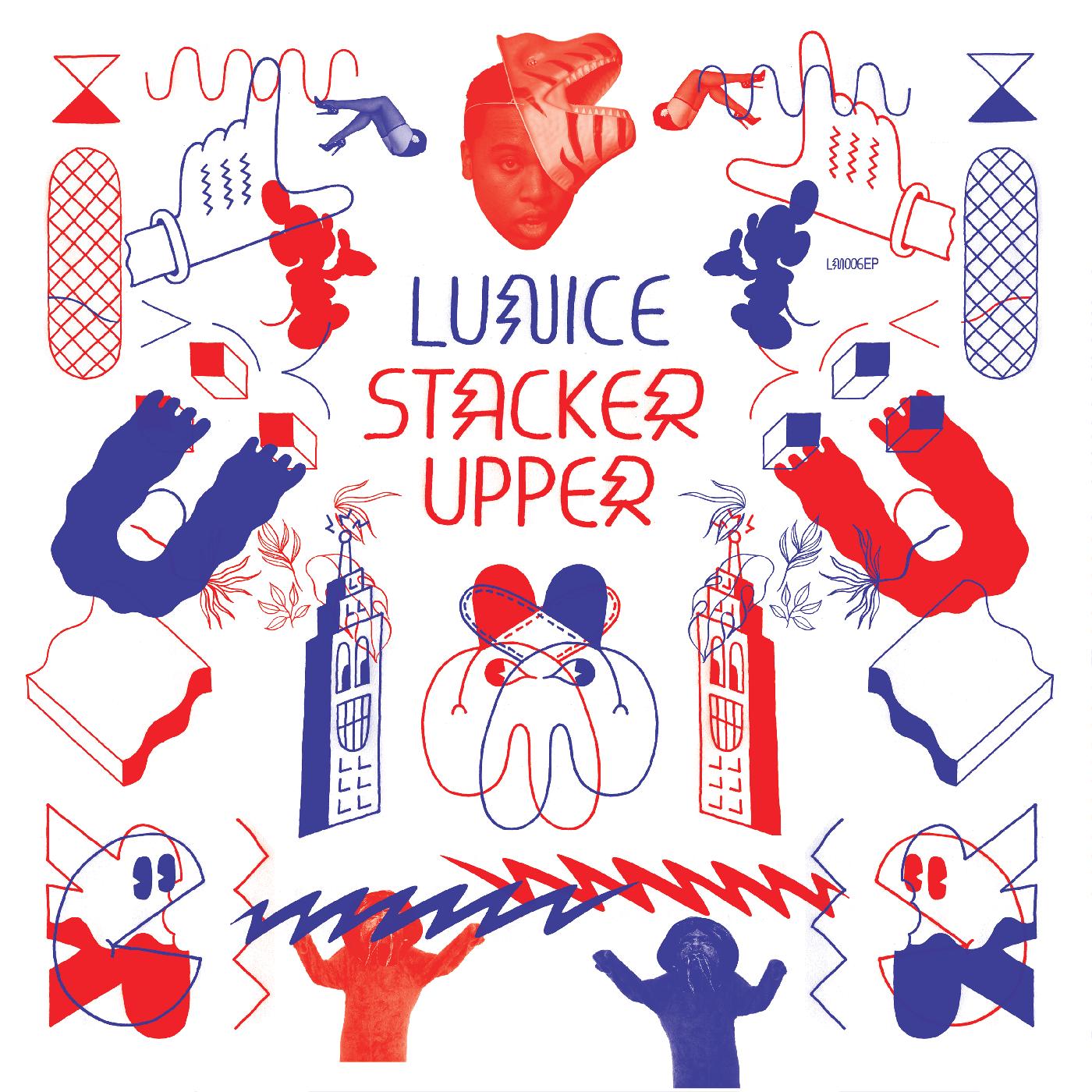 Lunice - Stacker Upper EP (BLUE VINYL) Vinyl LP Limited Edition Blue Vinyl Reissue Includes Unreleased Bonus Track. [w/ download card]