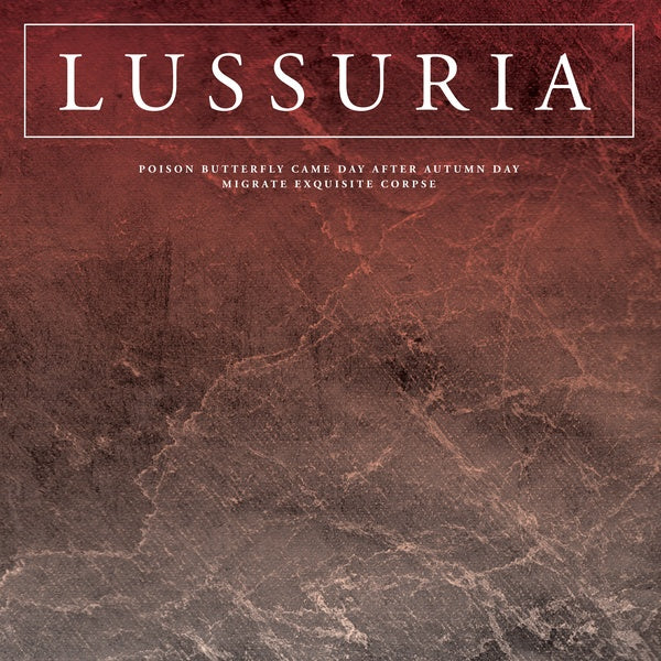 LUSSURIA - Poison Butterfly Came Day After Autumn Day/Migrate Exquisite Corpse Vinyl 2LP
